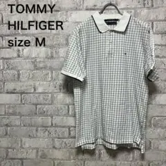 【TOMMY HILFIGER】トミーヒルフィガー 半袖ポロシャツ size M