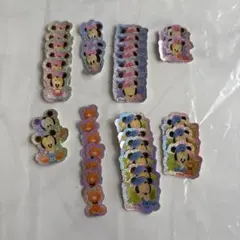ミッキー&ミニーキラキラシール