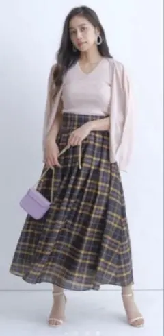 お値下げ マイストラーダ　チェックスカート