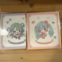 初音ミク　みんなのくじ　ミニ色紙　2枚セット