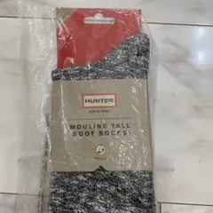 HUNTER L/XL ブラック系　メンズソックス