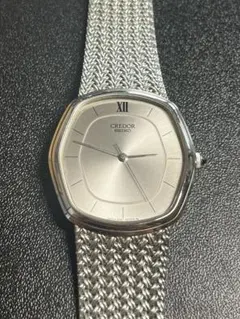 SEIKO 5931-5230 CREDOR 腕時計 シルバー 箱付きのサムネイル