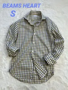 BEAMS HEART カジュアルシャツ 長袖 コットン メンズS