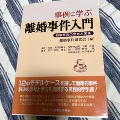 事例に学ぶ離婚事件入門 紛争解決の思考と実務