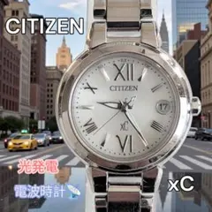 売切特価【稼働/良品】CITIZEN xC クロスシー 電波ソーラー 腕周り14