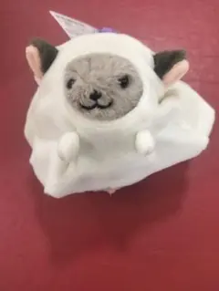 ②KALDI カルディ チンチラ　おばけ ぬいぐるみ なりきりチンチラマスコット