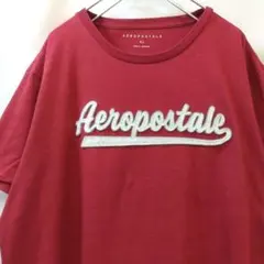 エアロポステール 刺繍ロゴ Tシャツ XL 赤 アメカジ ビッグサイズ 古着のサムネイル
