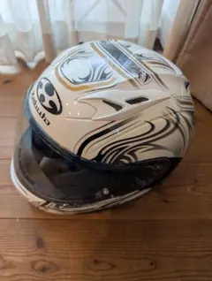 Kabuto フルフェイスヘルメット ホワイト ゴールドのサムネイル