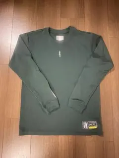 THREE POINT バスケットボール 長袖ウェア ダークグリーン 150