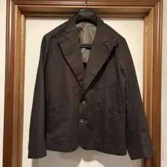 [✨極美品✨]Noen アンカーラペルジャケットブラウン　Mサイズ