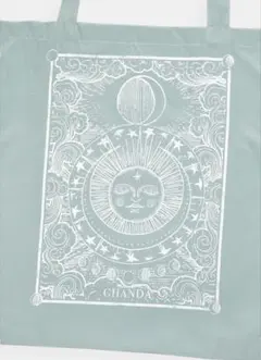 【Ghanda】新品✨トートバッグ エコバッグ セージグリーンタロットカード