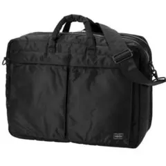 【美品】PORTER タンカー　2way オーバーナイト　ブリーフケース 黒