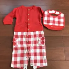 美品☆コムサ スタイとカバーオールセット 70