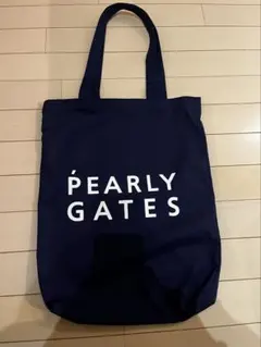 PEARLY GATES ネイビー トートバッグ