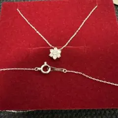 viju K18 WG0.2ct ダイヤネックレス - メルカリ