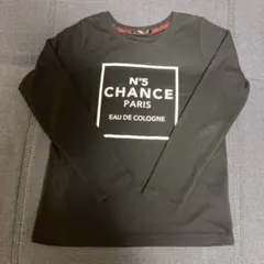 INGNI 長袖Tシャツ ビーズ付　ブラック
