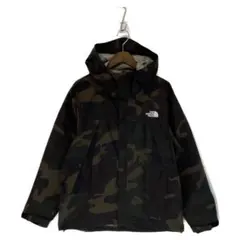 正規品THE NORTH FACE 迷彩柄フード付き マウンテンパーカーL
