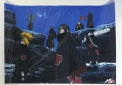 NARUTO疾風伝 クリアポスター 暁集合 ナルトと火影たち 2枚セット