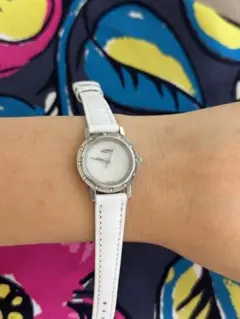 エルメス クリッパー クロノグラフ 新品ベルト 新品電池 レディース