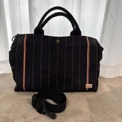 ポールスミス トートバッグ 肩掛け A4可 キャンバス レザー マルチ