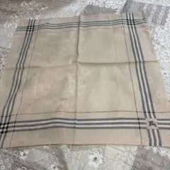 バーバリーチェック柄 ベージュ スカーフハンカチ
