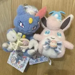 ポケモンfit ポケモンセンター　ぬいぐるみセット ニャスパー、ニャオニクス ポケモンfit ポケモンセンター ぬいぐるみセット ニャスパー