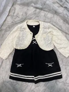 90㎝ 女の子 フォーマル ワンピース　カーディガン