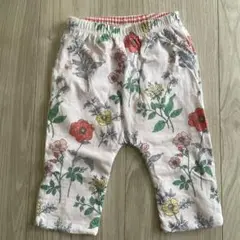 baby gap フラワー柄　リバーシブルパンツ　60