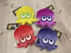 スプラトゥーン3 ダイカットパスケース タコ 4体セット 新品未使用タグ付