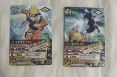 ナルティメットカードバトル　うずまきナルト　うちはサスケ