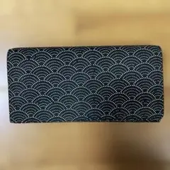 ♡印傳屋 INDEN-YA 長財布 青海波柄19 × 9.5 × 1.8cmのサムネイル