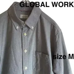 GLOBAL WORK（グローバルワーク） オックスフォード ボタンダウンシャツのサムネイル