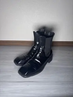 サイドゴアブーツ ブラック HUMANT