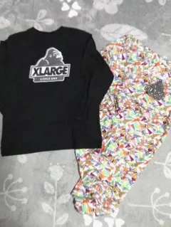 XLARGE KIDS ロンT パンツセット １４０