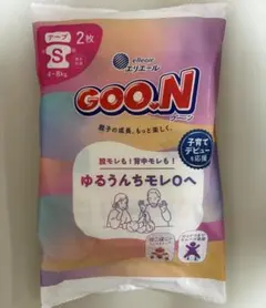 エリエール GOO.N テープ Sサイズ 2枚入 紙おむつ