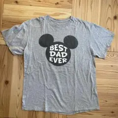 Disney BEST DAD EVER Tシャツ Lサイズ 父の日