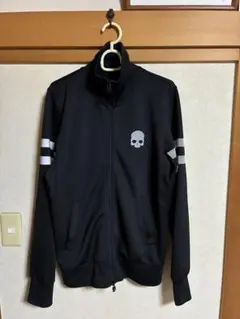 スカルプリント ブラック ジャケット