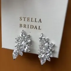 STELLA BRIDAL クリスタルイヤリング