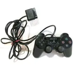SONY PS2 DUALSHOCK2コントローラー 専用有線 接続ブラック