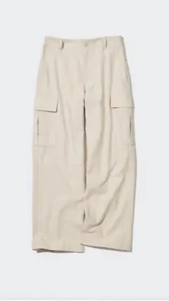 新品　UNIQLO ワイドストレートカーゴパンツ