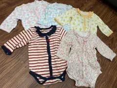 オシャレ着　お出かけ着　肌着 ロンパース 70 5枚セット　まとめ売り