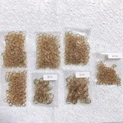 ハンドメイド 丸カン ゴールド 大量 まとめ売り アクセサリー