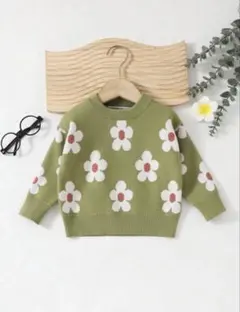 SHEIN ニット セーター 花 フラワー