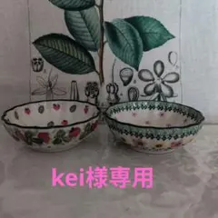 ○激レア未使用○マニー♡グランシュマンステンシル花柄ガーデンボウル 