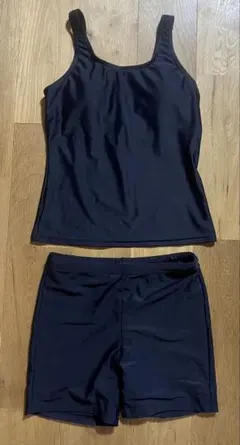 ネイビー タンクトップ ショートパンツ 水着 170