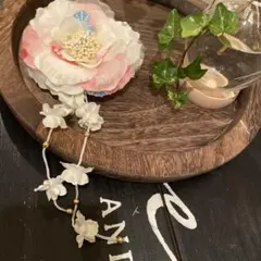 花モチーフ バレッタ