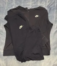 Nike ネイビー　セットアップ　フルジップパーカー　上XL 下L