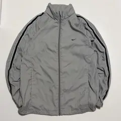 NIKE ナイキ ナイロンジャケット ウインドブレーカー XL グレー 古着