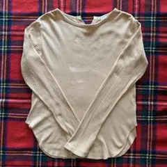 FINNA リブカットソー　オーガニックコットン　日本製