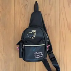 スヌーピー リュック 黒